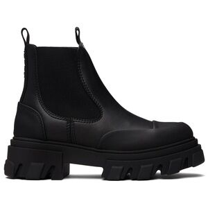 Ganni Women’s Size 38 (US 8) Never worn. Black Chunky Chelsea Boot.